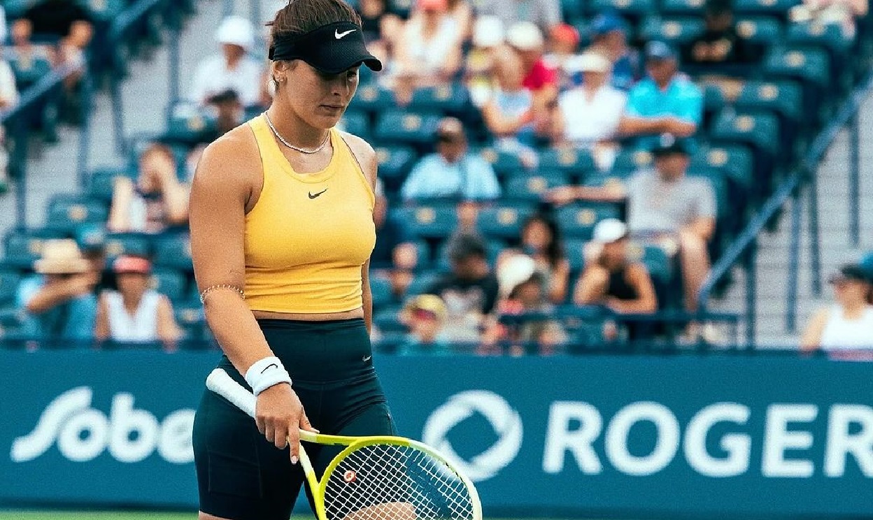 Bianca Andreescu was knocked out at the start of the WTA 250 Japan Open