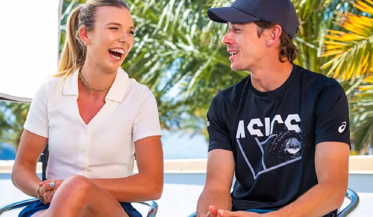 Alex de Minaur and Katie Boulter got engaged just in time for the Christmas holidays