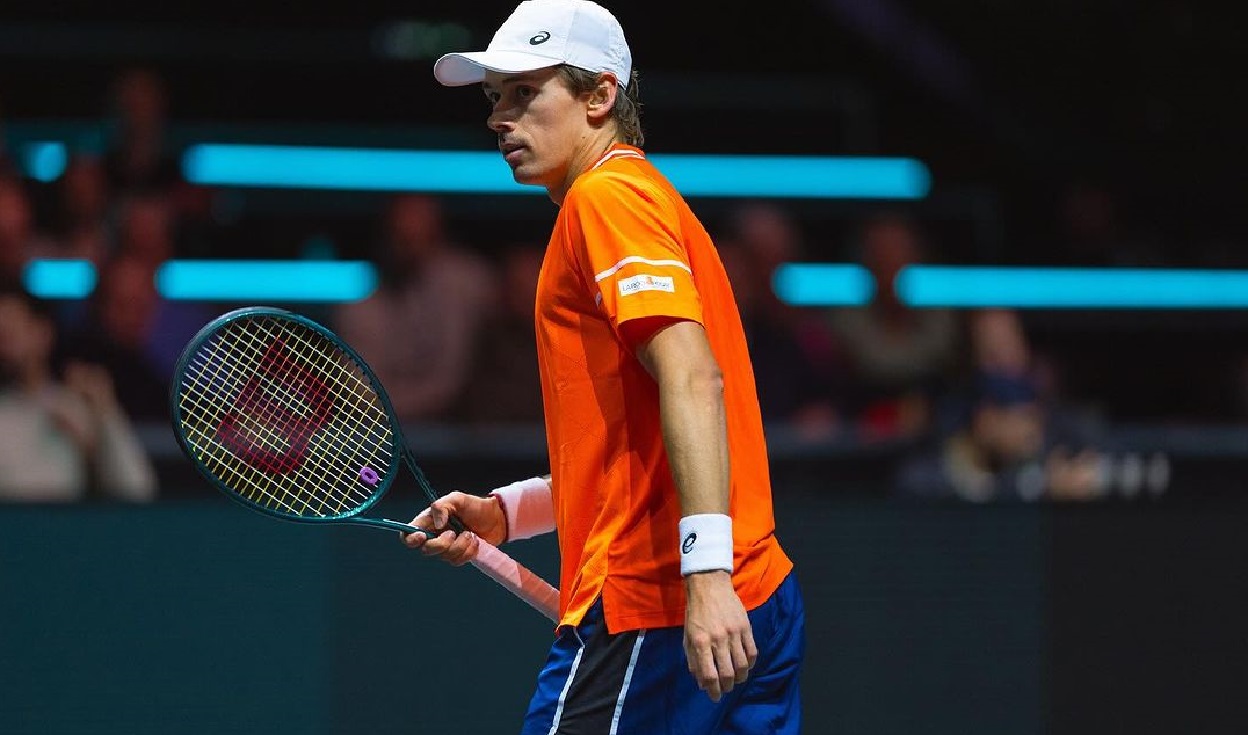 Alex de Minaur qualified for the quarterfinals of the ATP 250 European Open in Antwerp