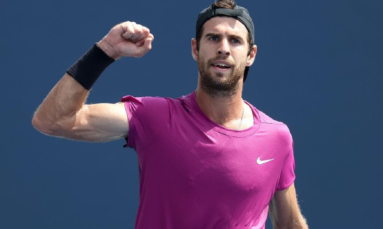 Karen Khachanov defeated Otto Virtanen en route to the quarter-finals of the ATP 250 Almaty Open