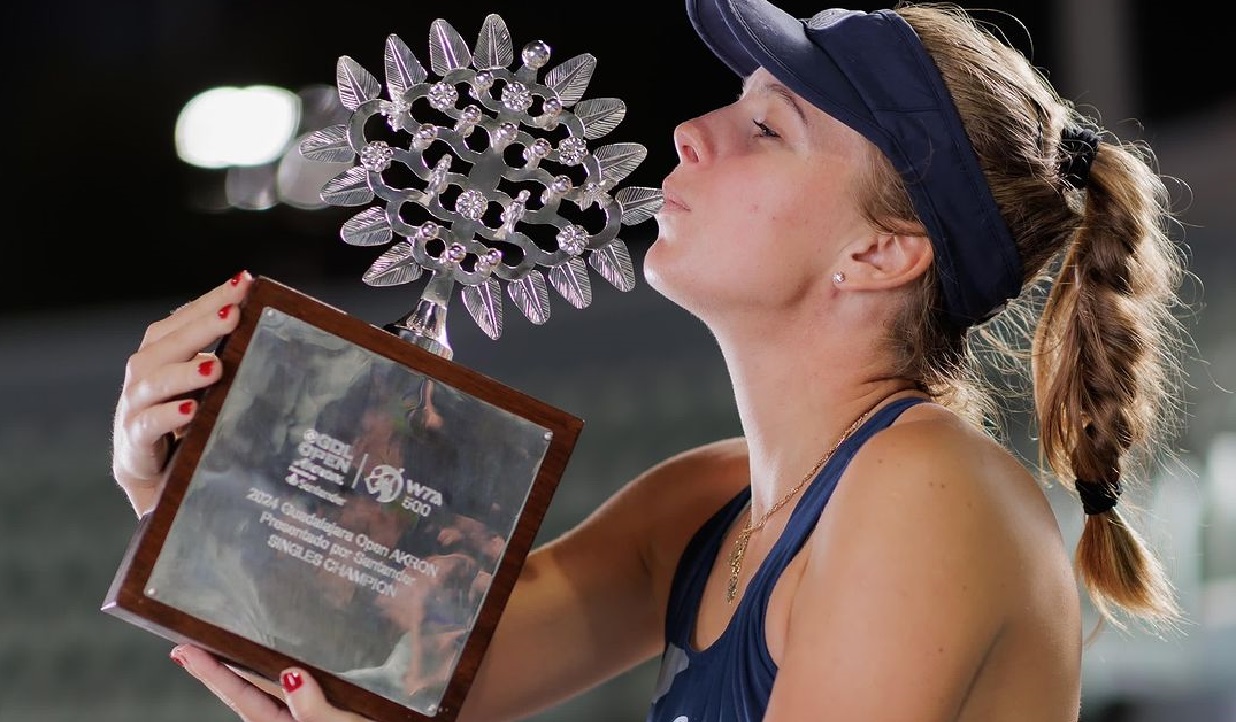 Magdalena Frech won the WTA 500 Guadalajara Open title