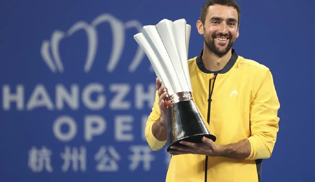 Marin Cilic won the ATP 250 Hangzhou Open title