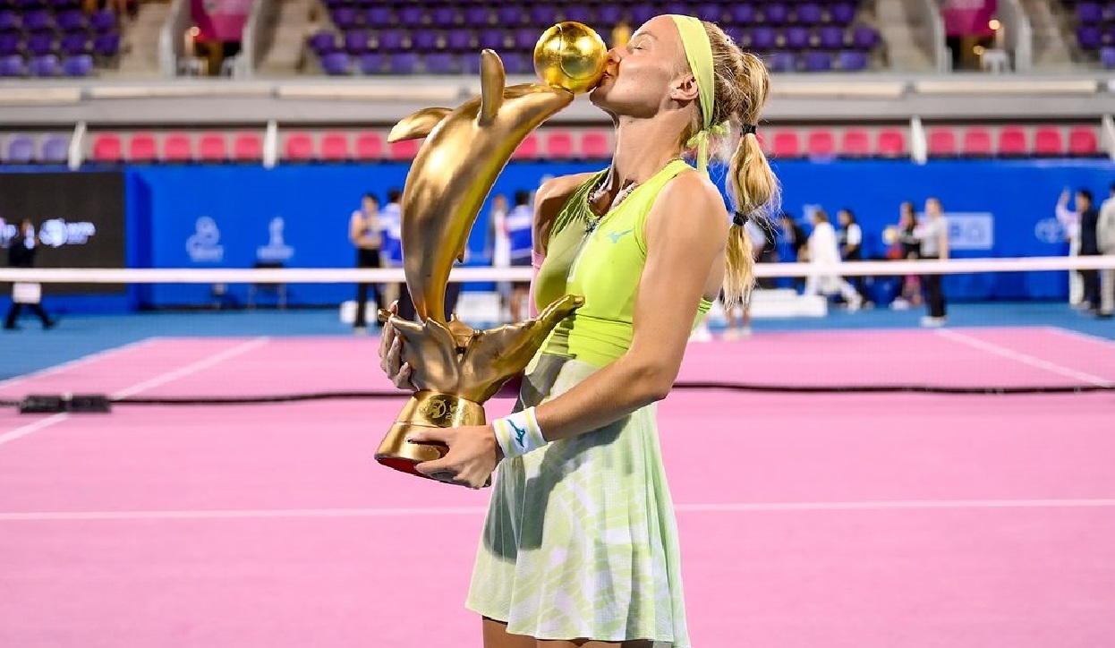 Rebecca Sramkova won the WTA 250 Thailand Open title